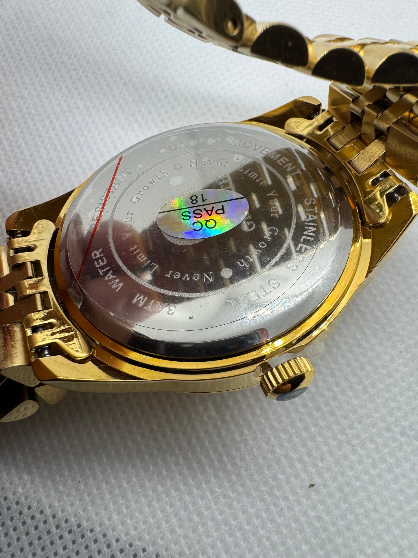 GC Gold Luxury Watch (Solid Band)