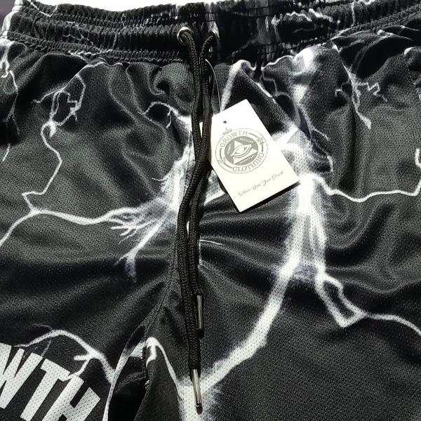 Lightning Bolt Mesh Shorts - Growth Clothing 361