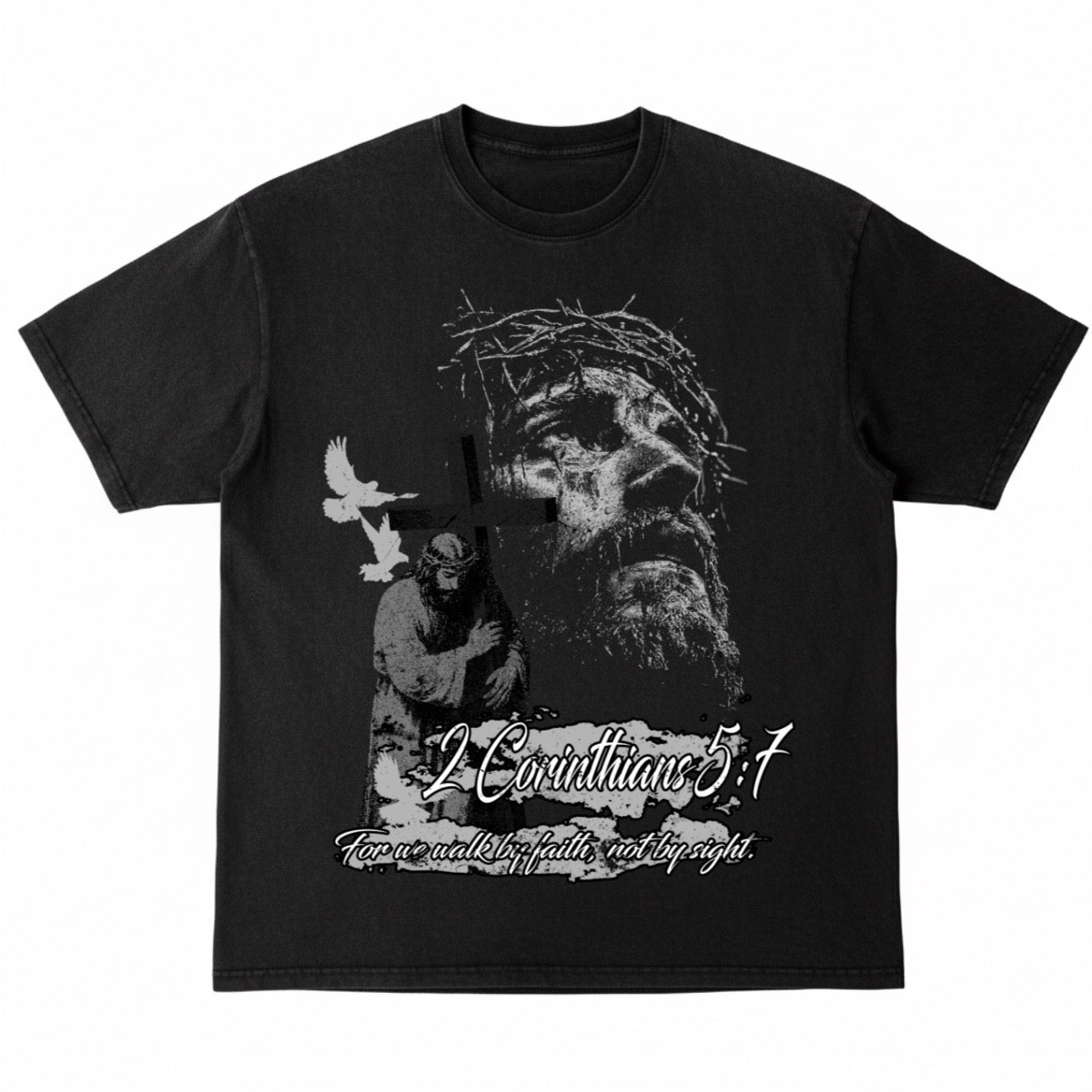 Faith Short Sleeve Heavyweight Unisex Tee – Bold & Durable