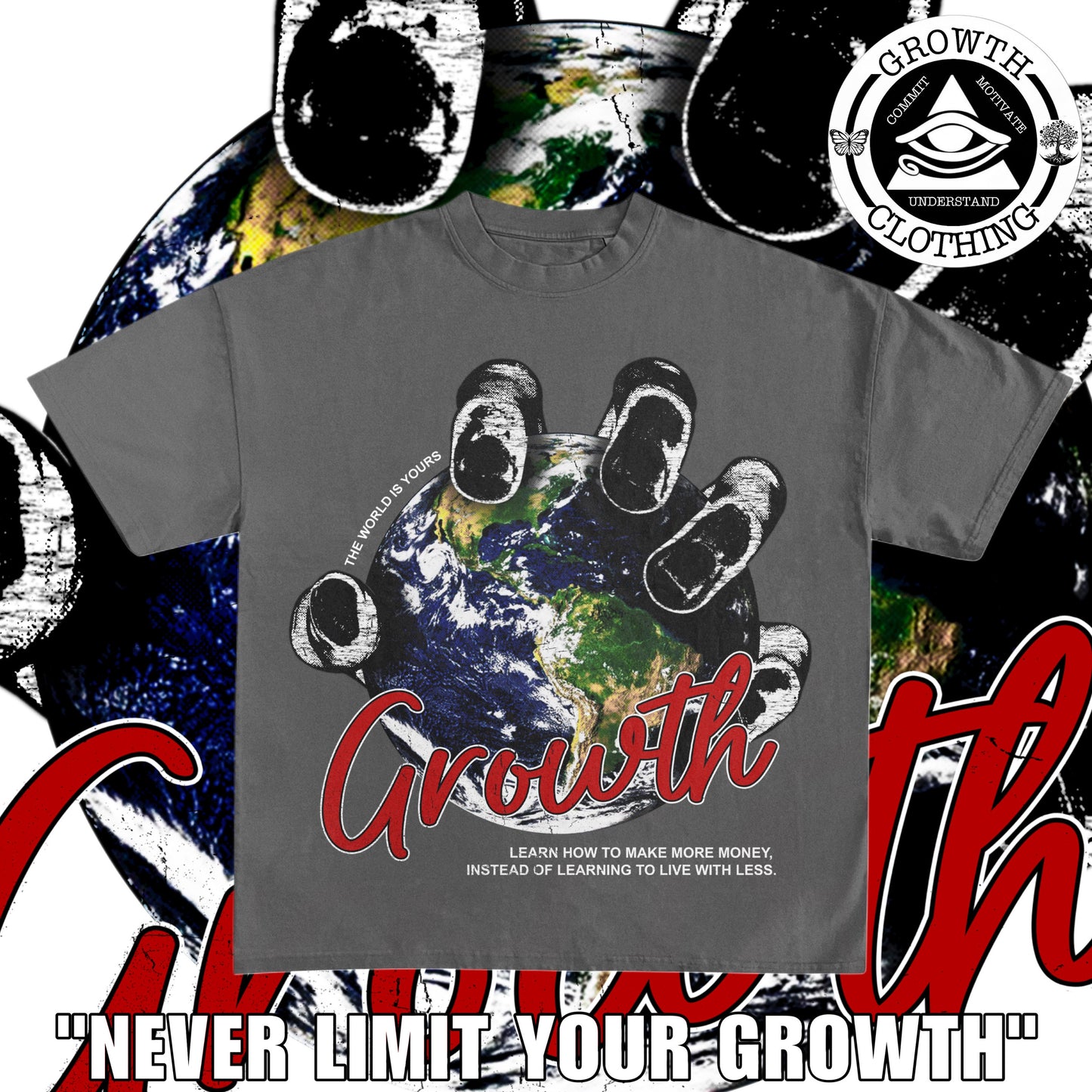 The World Is Yours Short Sleeve Heavyweight Unisex Tee