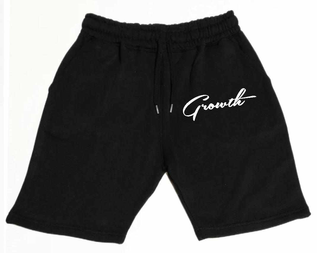 Growth Men's Comfort Fit French Terry Embroidered Shorts - Growth Clothing 361