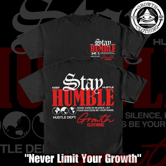 Stay Humble Kids Short Sleeve Heavyweight Tee Shirt - Growth Clothing 361