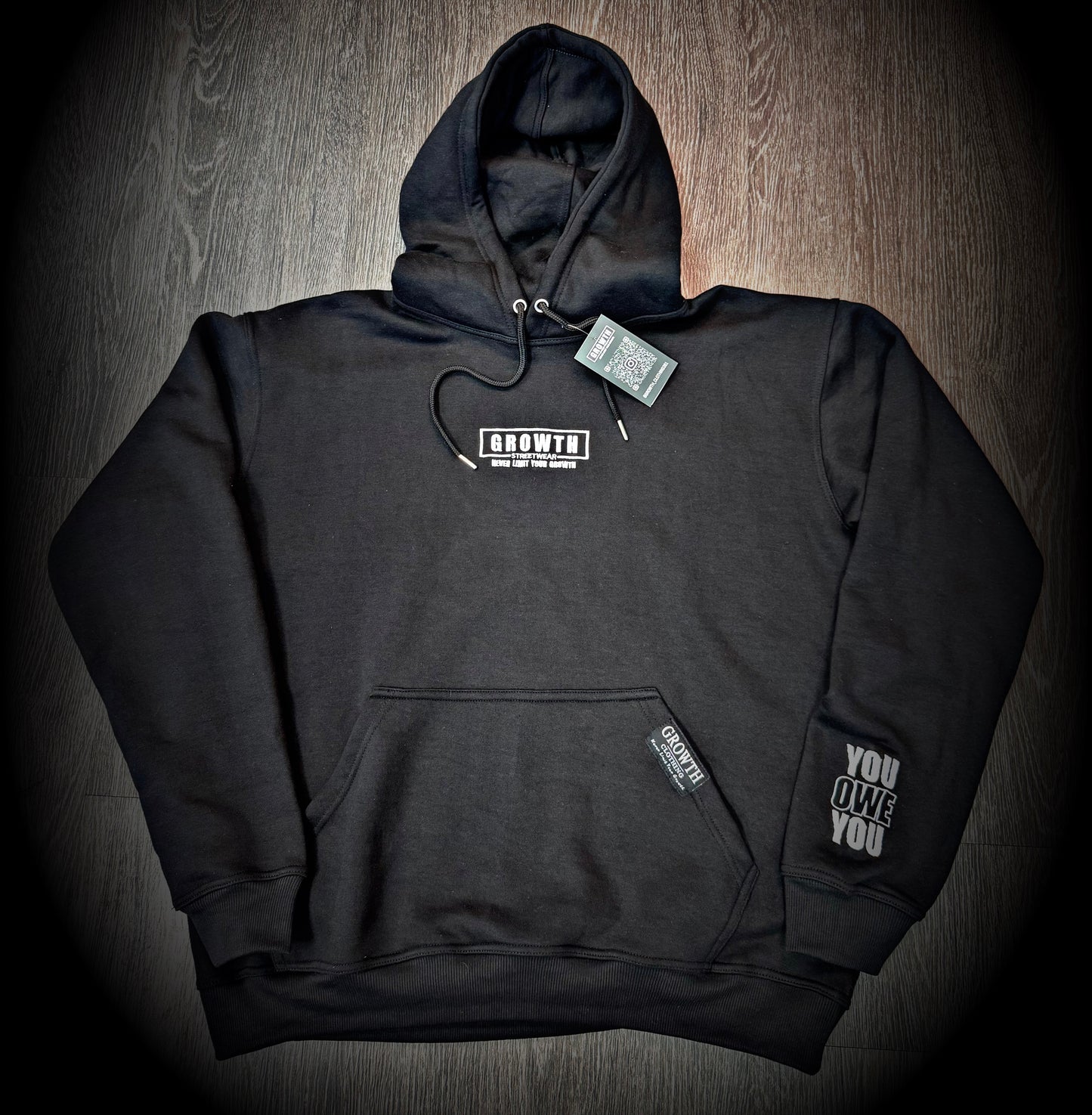 You Owe You Embroidered Hoodie