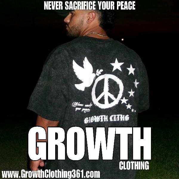 Vintage Never Sacrifice Your Peace Short Sleeve Heavyweight Unisex Tee - Growth Clothing 361